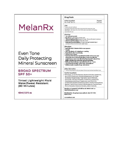 PDP - Melan RX Label